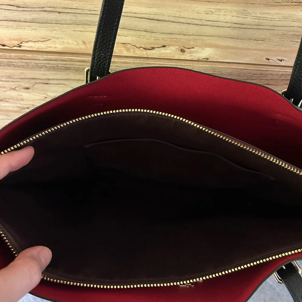 Coach Mollie Black Tote Bag - Picture 11 of 11